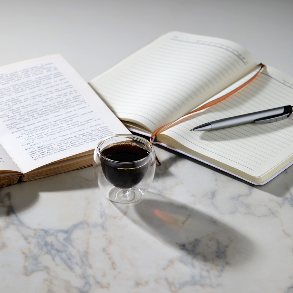 Copo de Café Vidro Parede Dupla 80ml