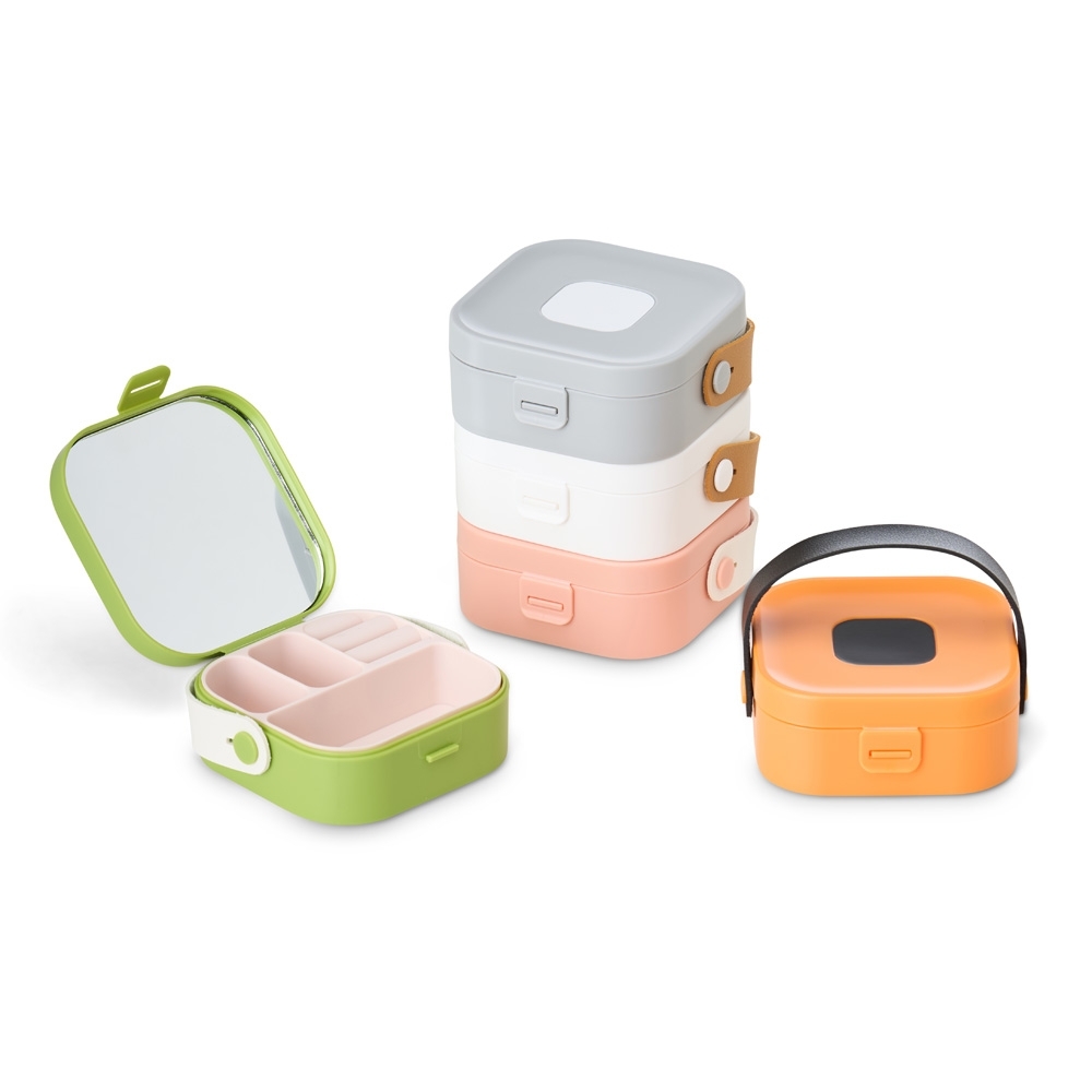 Imagem do produto Porta-joias Vintage de Plástico com Espelho