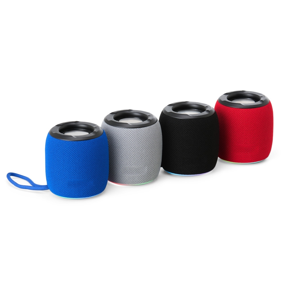 Caixa de Som Multimídia TWS com Luzes RGB com Plaquinha para Personalização