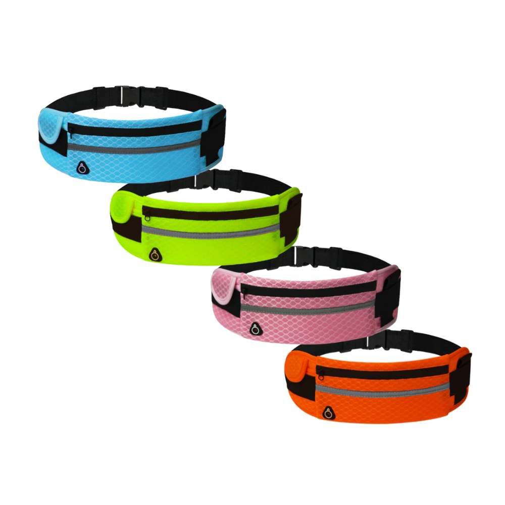 Imagem do produto Pochete Esportiva Corrida Slim Impermeável com Porta Celular Porta Garrafa de Àgua